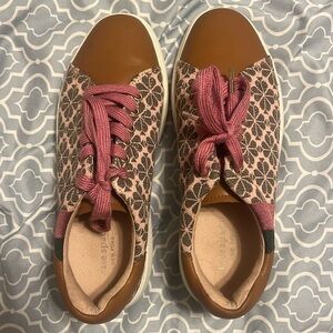 Kate Spade Pink Spade Flower Sneakers